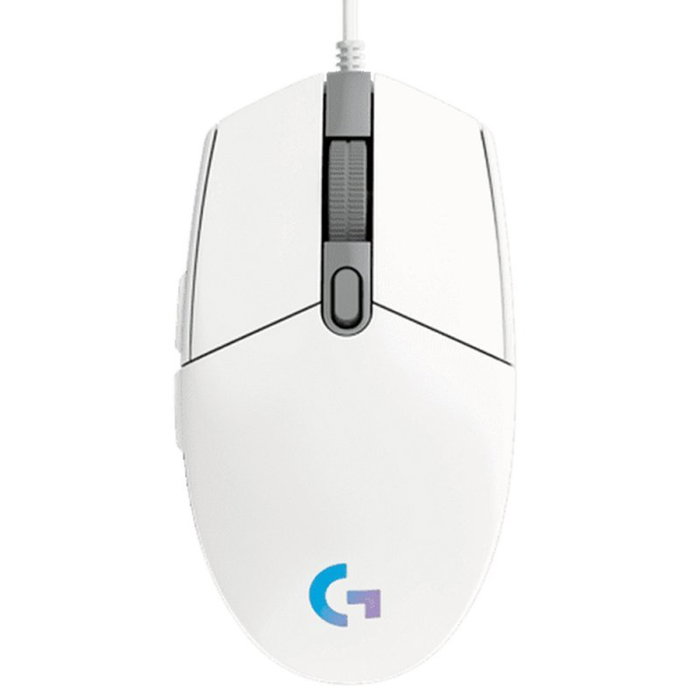 Logitech G203 Lightsync Ratón Gaming 8000 DPI Blanco